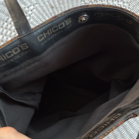 Chico’s paisley tapestry tote bag - Picture 4 of 4